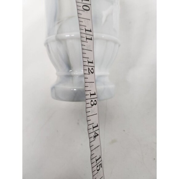 VINTAGE 1971 Jim Beam Greek Olympian Thrower Milk Glass Marble Whiskey Decanter - Picture 7 of 7